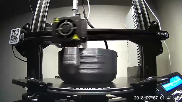 3d Printed Planter by Creality Ender 3 Time Lapse by Wyze Cam смотреть онлайн