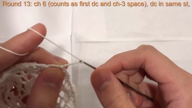 Crochet VALENTINE'S DAY HEART DOILY Tutorial Part 2 смотреть онлайн