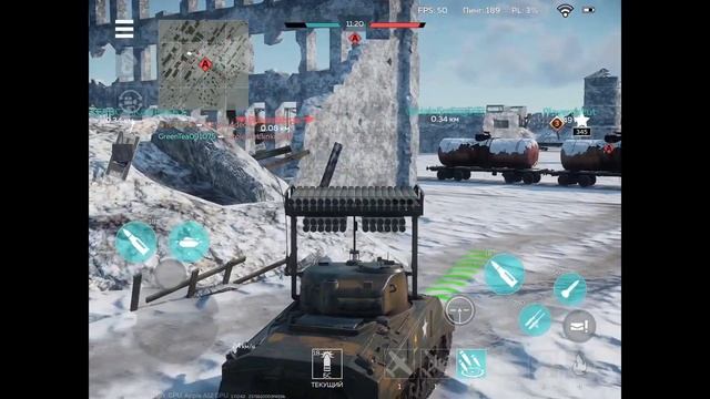 Ракетоносец обзор танка Calliope в WarThunder mobile смотреть онлайн