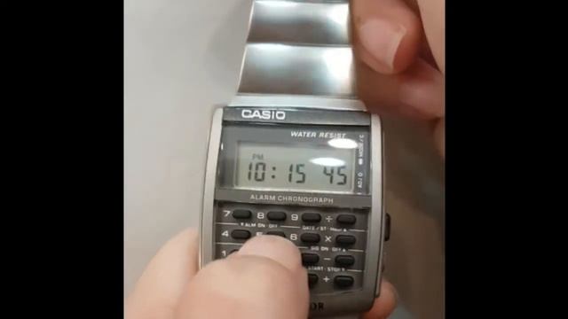 Casio CA-506-1DF features and how to adjust the time смотреть онлайн