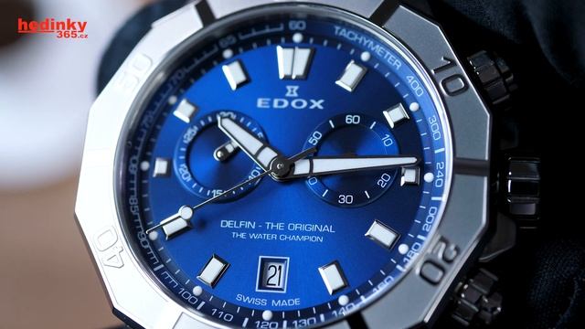 HANDS-ON: Edox Delfin Quartz Chronograph 10113-3m-buin смотреть онлайн