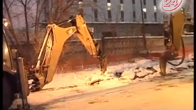 Ремонту челнинских дорог снег – не помеха смотреть онлайн
