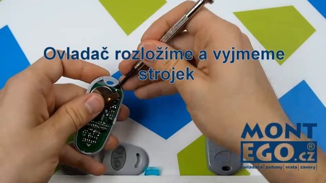 Jak vyměním baterie v dálkovém ovládači vrat Came TOP-432NA, EV, EE | MontEgo.cz смотреть онлайн