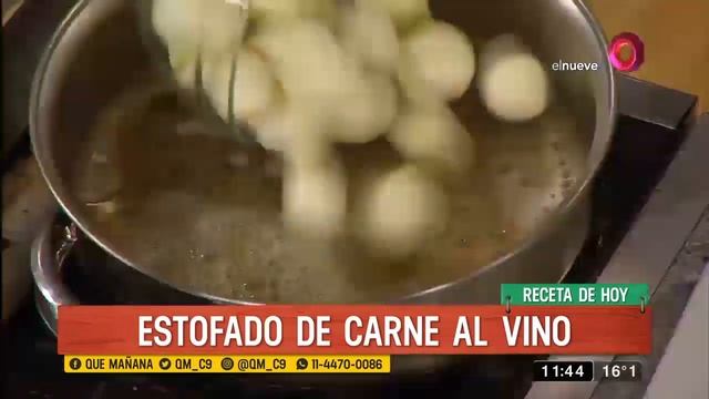 Receta de hoy: Estofado de carne al vino y arroz verde смотреть онлайн