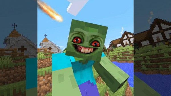 Зомби жёстко давит лыбу