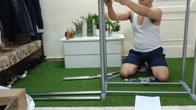 Installation of 2 tier expandable clothes Hanger.. #video #fypシ #viral #youtube #fyi #trending #new смотреть онлайн