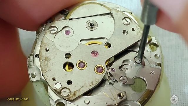 ORIENT 46941 - TROCA DE CAIXA- VIDRO-ROLAMENTO-RODA ESCAPE- CONSERTO DE RELÓGIOS