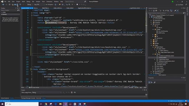 ASP NET CORE RAZOR PAGE BAKIM TEKNİK SERVİS PROJESİ DERS 006 BAKIM TİPİ INDEX RAZOR PAGE OLUŞTURMA смотреть онлайн