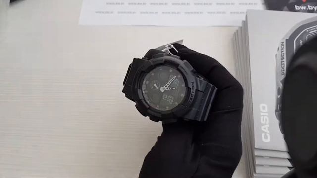 Часы мужские Casio GA-100MB-1A- обзор наручных часов смотреть онлайн