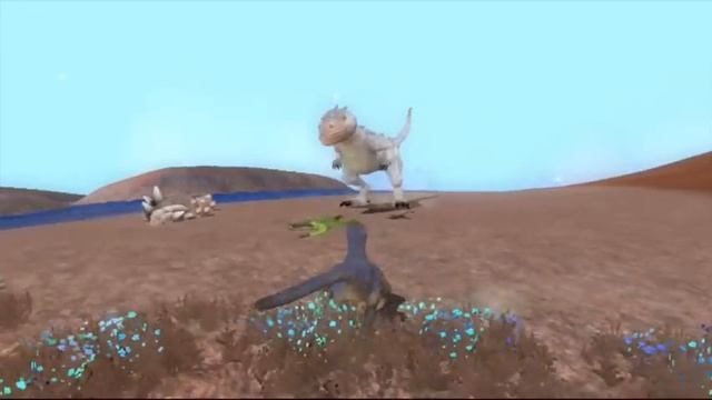 Velociraptor Squad Vs Indominus Rex | SPORE