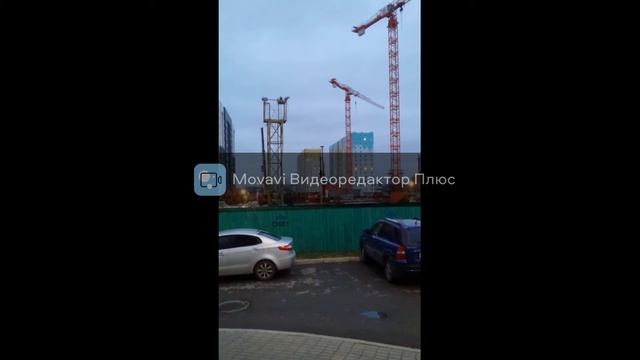 Стройка.Башенный кран ТДК 10 215 .МИНИ ВЛОГ! смотреть онлайн