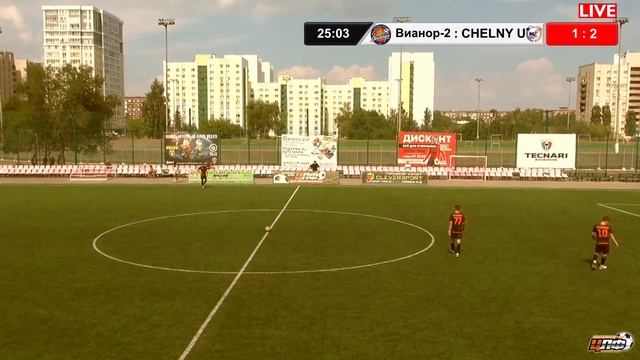30.07.2022 ВИАНОР 2 - FC CHELNY UNITIED LIVE 9:30 ЦЛФ 2022 смотреть онлайн