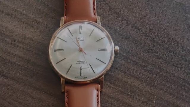 Vintage USSR Watch Poljot De Luxe 23 Jewels Shockproof Cal. 2209
