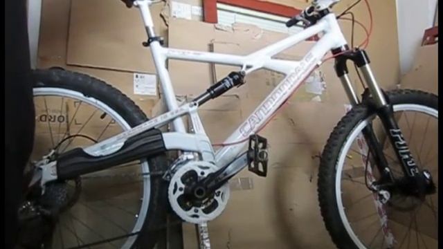 Cannondale Prophet suspension (120 fps) with depressed rear shock. смотреть онлайн