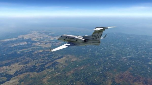 X-Plane 11 - Aerobask Phenom 300 - Demo Flight, EGHI to EGPH
