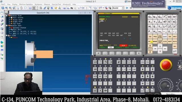 SWANSOFT CNC Simulator tool Spindle Speed Adjustment смотреть онлайн