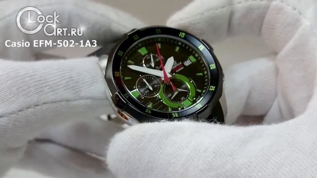 Наручные часы Casio Edifice EFM-502-1A3 смотреть онлайн