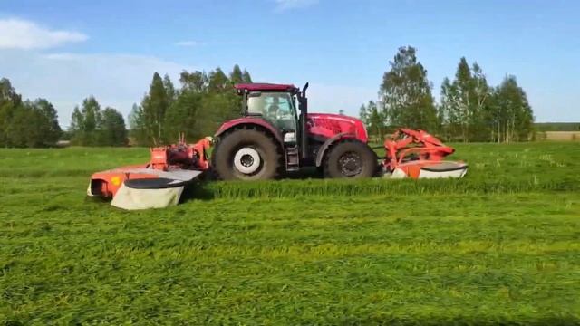 Отличная пара - Косилка KUHN FC + трактор McCormick X7 высокая скорость и производительность! смотреть онлайн