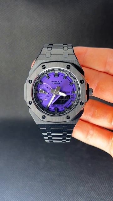 G-Shock GA-2100 OAK Purple Mod ⌚️💜 смотреть онлайн