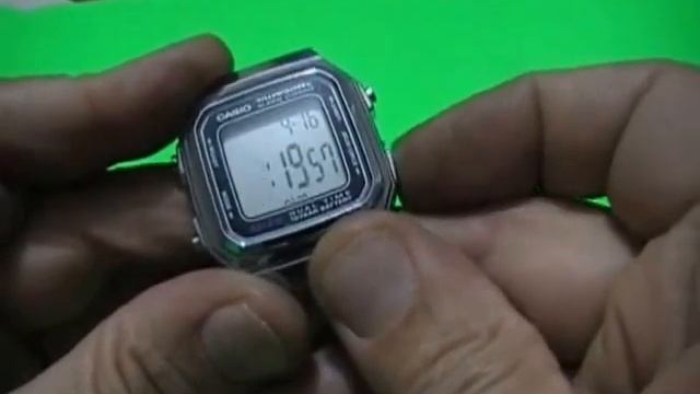 RELOJERIA : COMO CAMBIAR LA HORA AL RELOJ CASIO A178 смотреть онлайн
