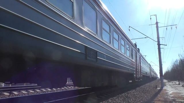 Электропоезд ЭД4М-0368 сообщением Балакирево - Москва смотреть онлайн