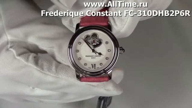 Женские наручные швейцарские часы Frederique Constant FC-310DHB2P6R смотреть онлайн