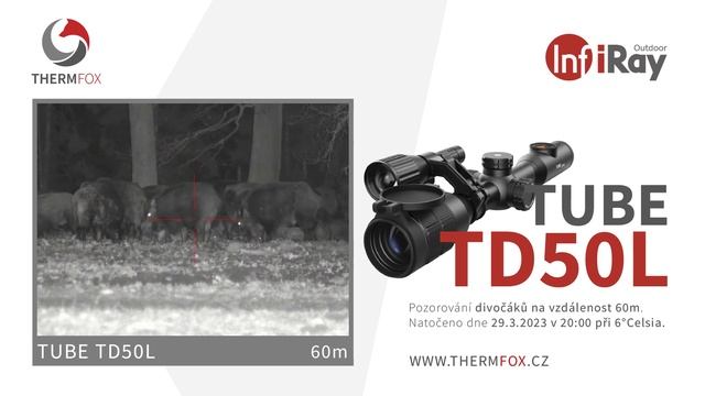 Thermfox - InfiRay TUBE TD50L #wildboar #hunting