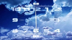 Часы и начало новостей (Первый канал, 06.04.2024, 05:59)