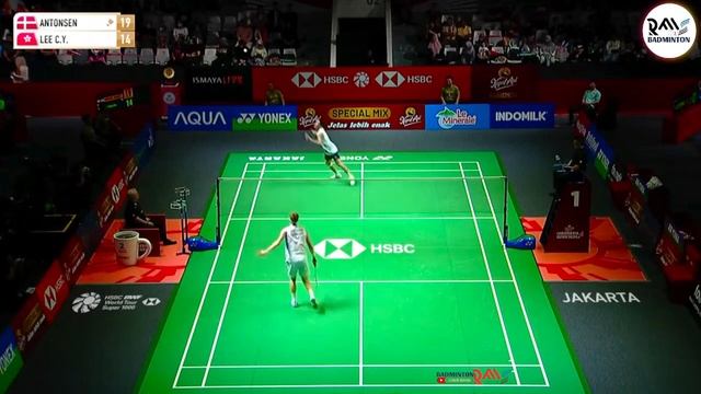 Anders ANTONSEN (DEN) vs LEE Cheuk Yiu (HKG) | Indonesia Open 2024 Badminton смотреть онлайн