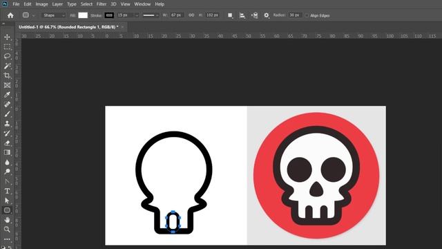 Photoshop Tutorial - SKULL Design | Rees3D.com смотреть онлайн