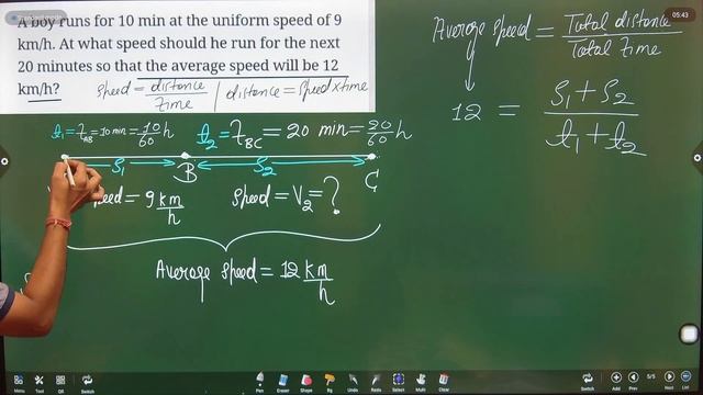 A boy runs for 10 min at the uniform speed of 9 km per hour. At what speed should he run for the смотреть онлайн