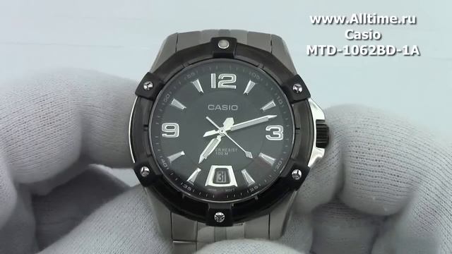 Мужские японские наручные часы Casio MTD-1062BD-1A смотреть онлайн
