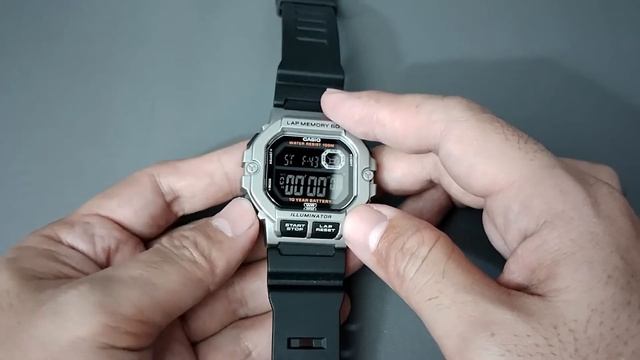 Secret Functions On Casio WS-1400H : LCD Check, Mute, Backlight, CDT Auto Repeat WS1400H