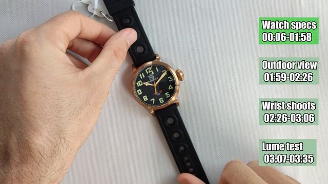 SteelDive 1903S Bronze | Big Pilot Watch | Short specs review смотреть онлайн