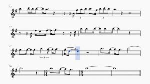 Sting - Shape Of My Heart. Alto sax cover