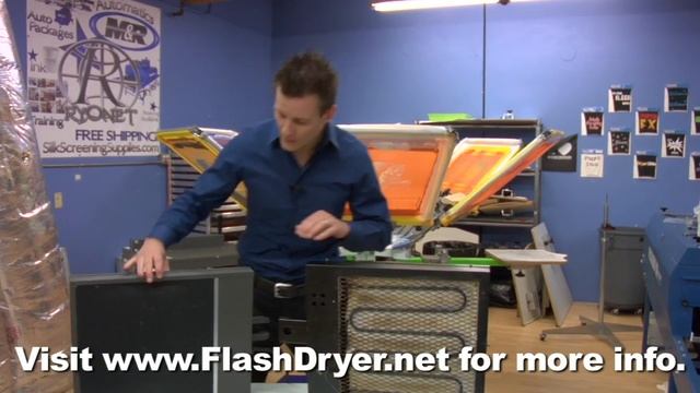 InfraRed Flash Dryer vs. Coil Flash Dryer. Affordable Screen Printing Dryer смотреть онлайн