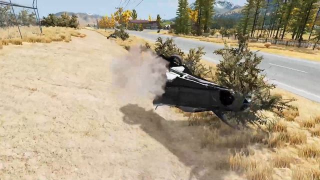 Cars vs Giant Pit Deep Lava BeamNG.Drive Best Moments #35 смотреть онлайн