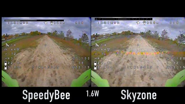 SpeedyBee Fusion Goggles Receiver Vs. SkyZone SteadyView X