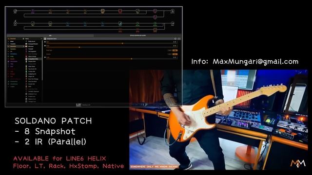 LINE 6 Helix “Soldano Patch” (GUITAR Isolated) by MaxMungari смотреть онлайн