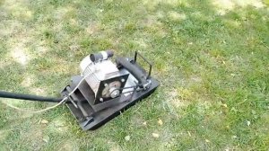 обзор трамбовки(виброплиты) электрической 220v