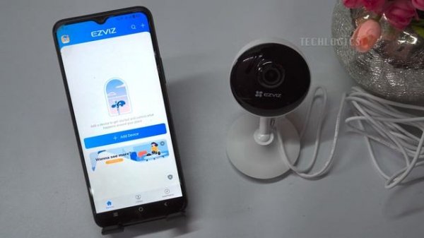 EZVIZ C1C B indoor Wi-Fi security camera, memory card install, wifi setup, add the camera to the ap