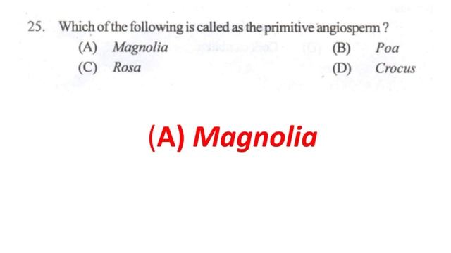 #Botany | PG Entrance Exam | Answer key | 2014 смотреть онлайн