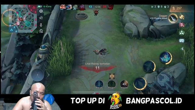 MIYA PASCOL VS LING ROGER !! AGAAH VALE BUKAN NYA BALIK MALAH SKILL 2 JADI KALAH KAN смотреть онлайн