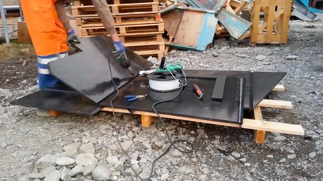 Jokela-Turbine Complete DIY-Powerplant, how is it made -HDPE Welding смотреть онлайн