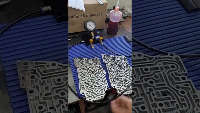 Teste de vácuo e validação bomba óleo e corpo valvulas transmissão automática Cruze 6T30 2°G смотреть онлайн