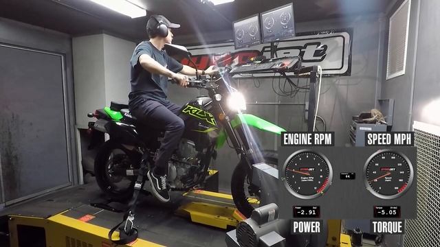 2022 Kawasaki KLX300SM Dyno Test смотреть онлайн