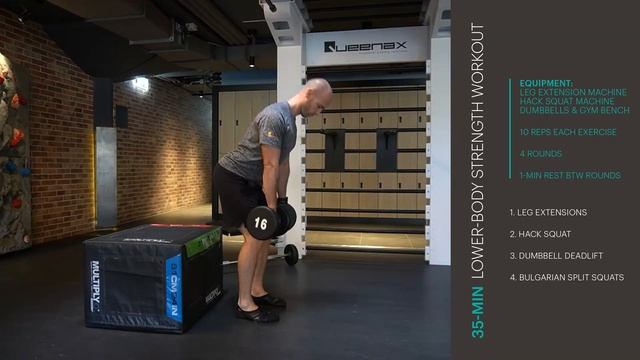 35-MIN LOWER-BODY STRENGTH WORKOUT смотреть онлайн