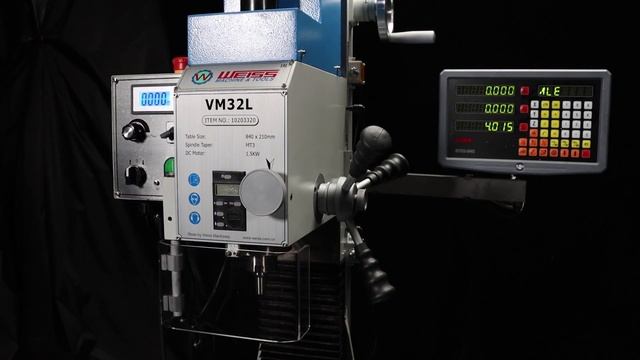 Review WEISS VM32L DEP PLUS (DRO+ Foot Pedal + Power Feed (X Axis) + Emotor (Z Axis) Milling Machin