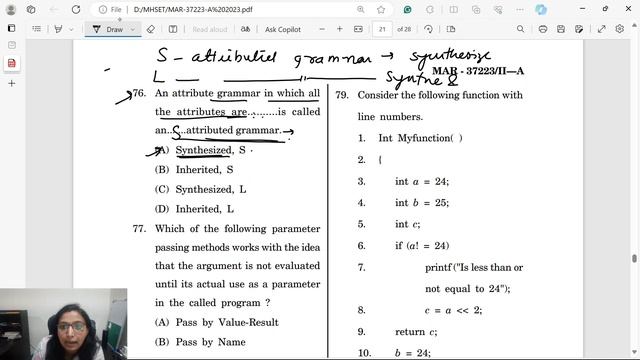 MHSET | MHSET 2023 Paper Solution | PYQs and MCQs | Computer Science |Part V | Rashmi Vishwakarma смотреть онлайн