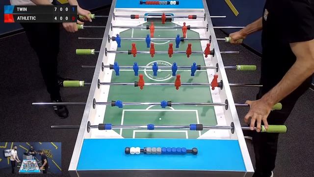 Table Football | R.Kesoyan(TWIN) - N.Martirosyan(ATHLETIC) | 12.04.2021 21:30(GMT+4) | MFL смотреть онлайн